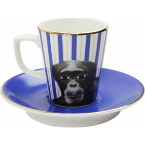 Wild Life Monkey Tabaklı Kahve Fincanı 75 cc.