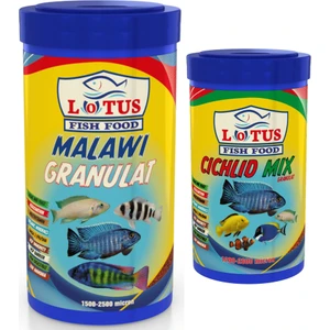 Malawi Granulat 1000 ml + Cichlid Mix 100 ml Balık Yemi