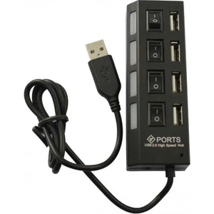 Polygold PG-286 4 Port USB Çoklayıcı 2.0 On-Off Tuşlu