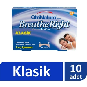 Breathe Right Burun Bandı Klasik Normal Boy 10'lu