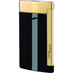 St. Dupont  Çakmak Slim 7 027708 Siyah Altın Renk
