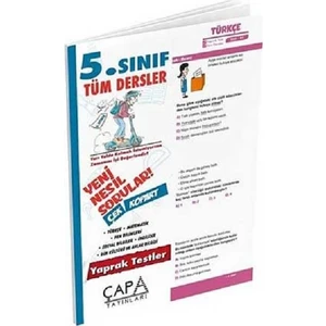 Çap Yayınları Yaprak Test 5. Sınıf Tüm Dersler