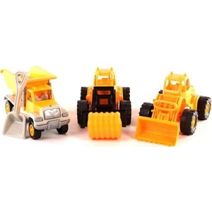 Uçar Kid 165 Oyuncak Yol Seti Kamyon-Kepçe-Silindir 33X16 cm