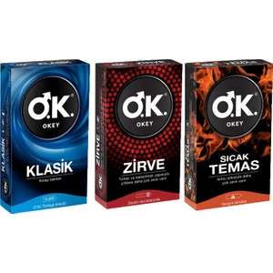Prezervatif Karışık 3'lü Set