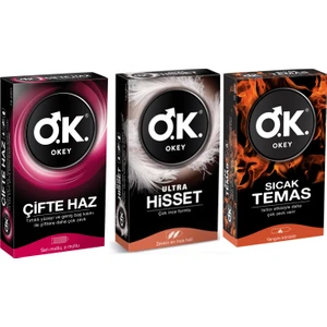 Prezervatif Karışık 3'lü Set