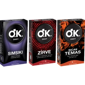 Prezervatif Karışık 3'lü Set