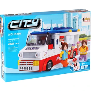 259 Parça Bricks City Dondurma Arabası Parçalı Setler