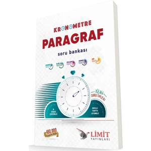 Limit Yayınları Kronometre Paragraf Soru Bankası