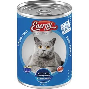 Konserve Kısırlaştırılmış Kuzu Etli Kedi Maması- 415GR