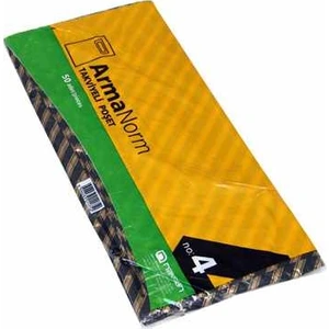 Mezpack 	 Naksan Diyagonal ( Çizgili) Takviyeli Poşet No:4 (1 Paket)