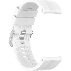 Samsung Gear S3 ve Huawei Watch Gt Gt2 Silikon Kordon Kayış Beyaz
