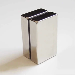 Mıknatıs Avm 40x20x10 mm Çok Güçlü Neodyum Mıknatıs (2'li Paket)