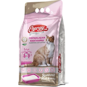 Topaklaşan Kedi Kumu Bebek Pudrası Kokulu - 5kg