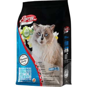 Energy Pet Food Kısırlaştırılmış Somonlu Yetişkin Kedi Maması-1 Kilogram