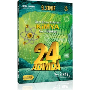 Sınav Yayınları 9. Sınıf Kimya 24 Adımda Özel Konu Anlatımlı Soru Bankası