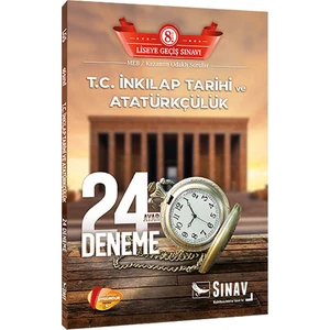 Sınav Yayınları 8. Sınıf LGS T.C. İnkılap Tarihi ve Atatürkçülük 24 Deneme