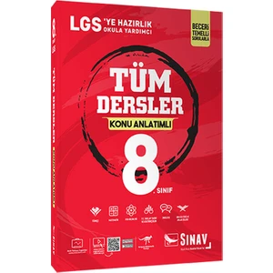 Sınav Yayınları 8. Sınıf LGS Tüm Dersler Konu Anlatımlı
