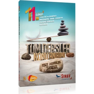 Sınav Yayınları 11. Sınıf Tüm Dersler Eşit Ağırlık Sözel Konu Anlatımlı