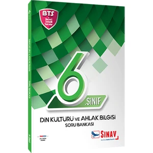 Sınav Yayınları 6. Sınıf Din Kültürü ve Ahlak Bilgisi Soru Bankası