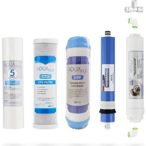Açık Kasa Su Arıtma Cihazı 5li Filtresi GAClı Standart Membranlı Set