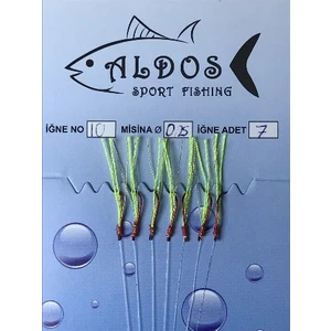 Çapari İstavrit Çaparisi 10 no kırmızı 7 iğneli