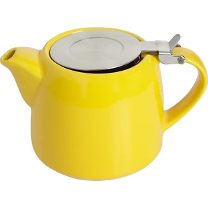 Chai Süzgeçli Stoneware Demlik 600 Cc. - Sarı