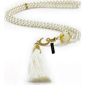 İnci 99'lu Tesbih Krem Renk