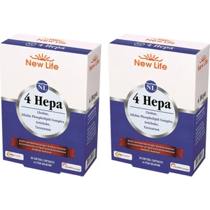 New Life 4 Hepa 30 Yumuşak Kapsül 2 Kutu
