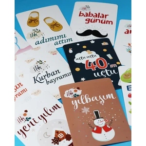 Bebeğimin Ilkleri Anı Kartı