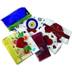 Takviyeli Renkli Desenli Poşet 26X38 cm 100 Adet