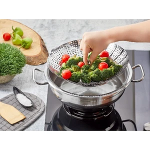 Buharda Pişirme Aparatı Haşlama Sepeti Klipsli Ayaklar