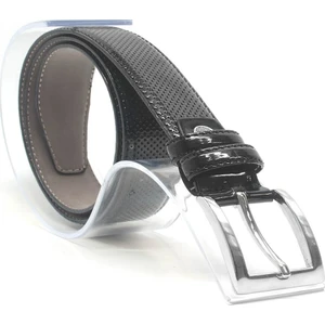 N Trend Siyah Klasik Metal Tokalı Rugan Erkek Çocuk Kemer