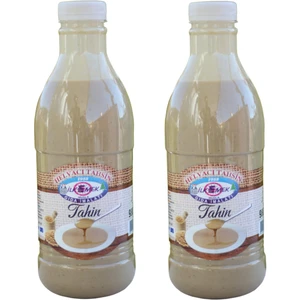 Helvacı Tahsin Meşhur Muğla Tahini  Gökova Altın Susamından 2X980 gr