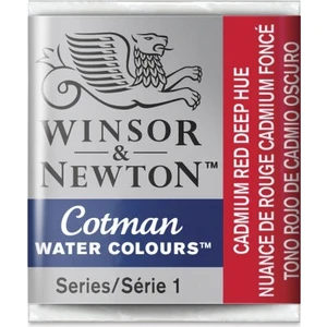 Winsor & Newton : Cotman Sulu Boya : Yarım Tablet : Cadmium Red Deep Hue 098