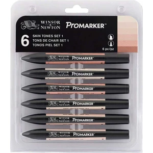 Winsor & Newton : Promarker Ten Renkleri Seti 6 Renk