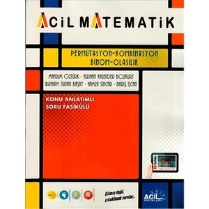 Acil Yayınları Matematik Permütasyon Kombinasyon Binom Olasılık - Asuman Kalender