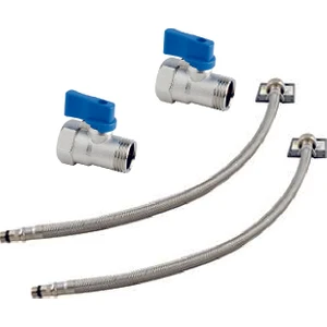 1/2 Mini Vana + 50CM Batarya Flex Hortum 2'er Adet