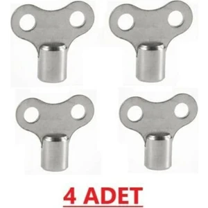 Radyatör Petek Havlupan Hava Alma Pürjör Anahtarı 4'lü
