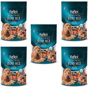 Semi Moist Kemik Mix Köpek Ödül Maması 150 gr 5 Adet