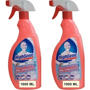 Highgenic Duşakabin Temizleyici 2 x 1000 ml