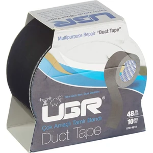 Duct Tape Takviye Tamir Bandı Çok Amaçlı Onarım Bant 48 mm x 10 m (Siyah)