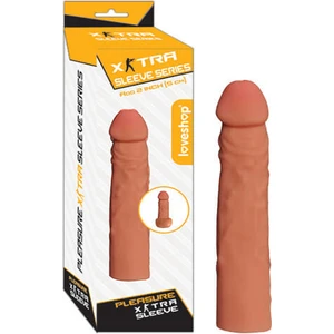 Xtra Sleeve Ucu Dolgulu Ten Dokulu Realistik Penis Kılıfı