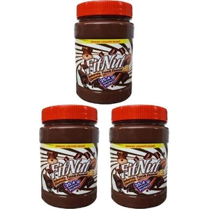 Fitnut Şekersiz Çikolatalı Yer Fıstığı Ezmesi 800 gr x 3'lü