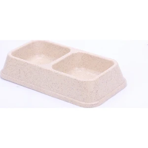 Bamboo Ikili Mama ve Su Kabı BO-3027Z  (670 ml x 2) Krem
