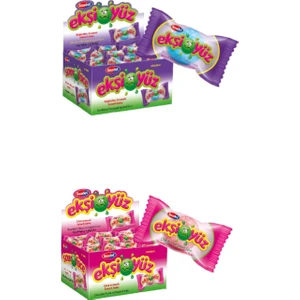 Ekşiyüz Sakız 2'li Set 700 gr ( Böğürtlen - Çilek )