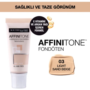Maybelline New York Affinitone  Fondöten - 03 Light Sandbeige