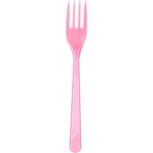 Acar Süs 25'li Pembe Plastik Çatal
