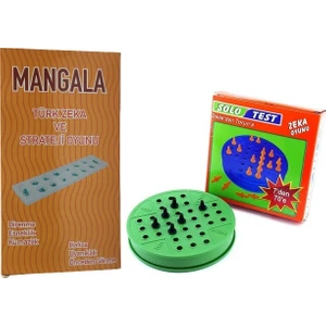 Çınar Ticaret Solo Test ve Mangala Oyun Seti