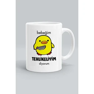 Öztürk Grup Bebeğim Tehlikeliyim Diyorum Baskılı Kupa Bardak