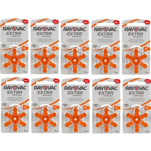 Extra Advanced 13 PR48 Işitme Cihazı Pili 6'lı 10 Paket